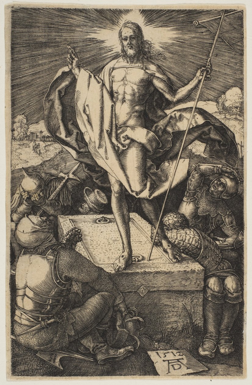 A ressurreição, de The Passion, 1511. de Albrecht Dürer