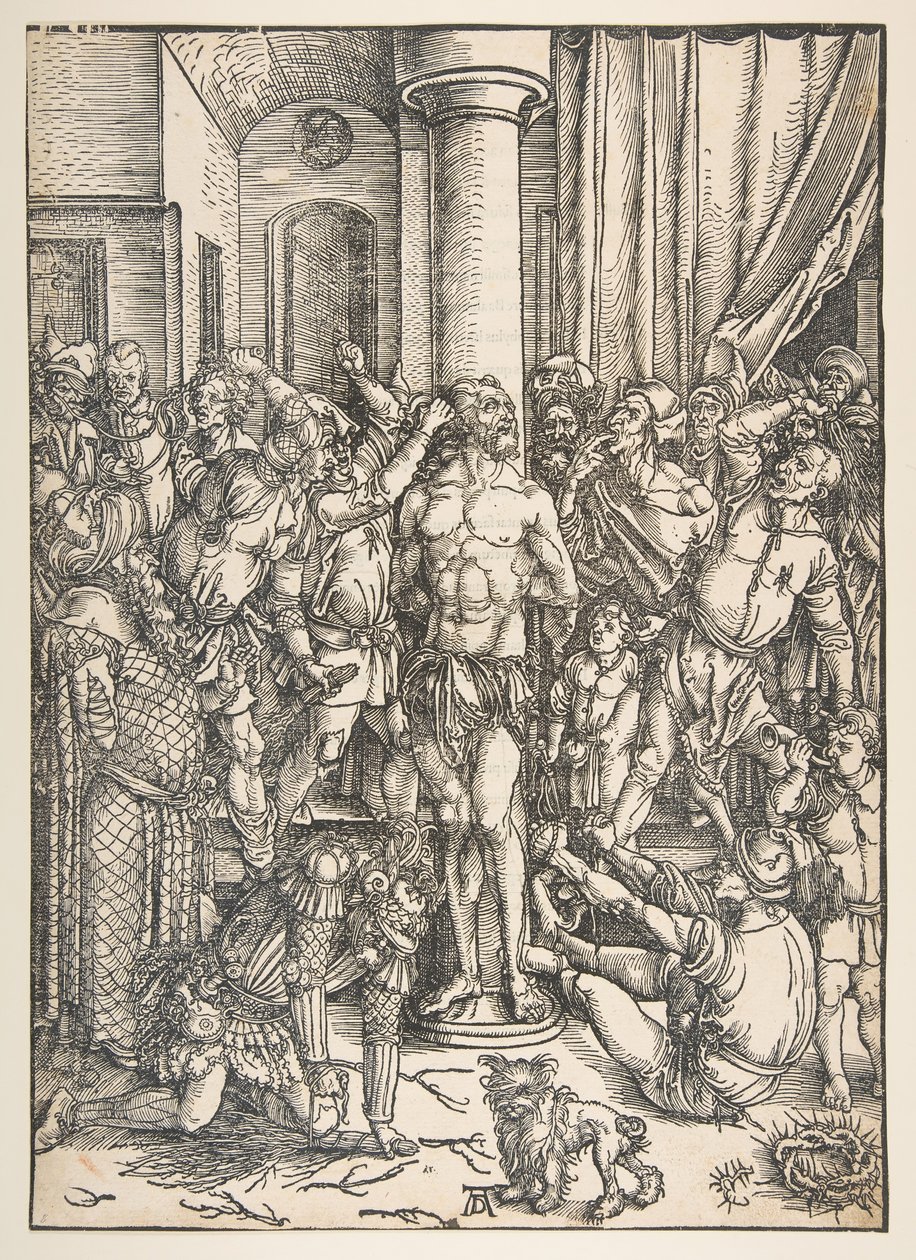 A Flagelação de Cristo.n.d. de Albrecht Dürer