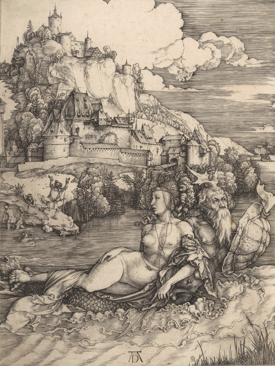 O Monstro do Mar, cerca de 1498., cerca de 1498. de Albrecht Dürer