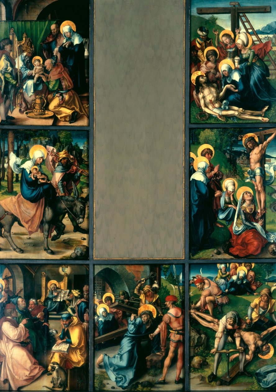 As Sete Dores da Virgem, 1495-1496 de Albrecht Dürer