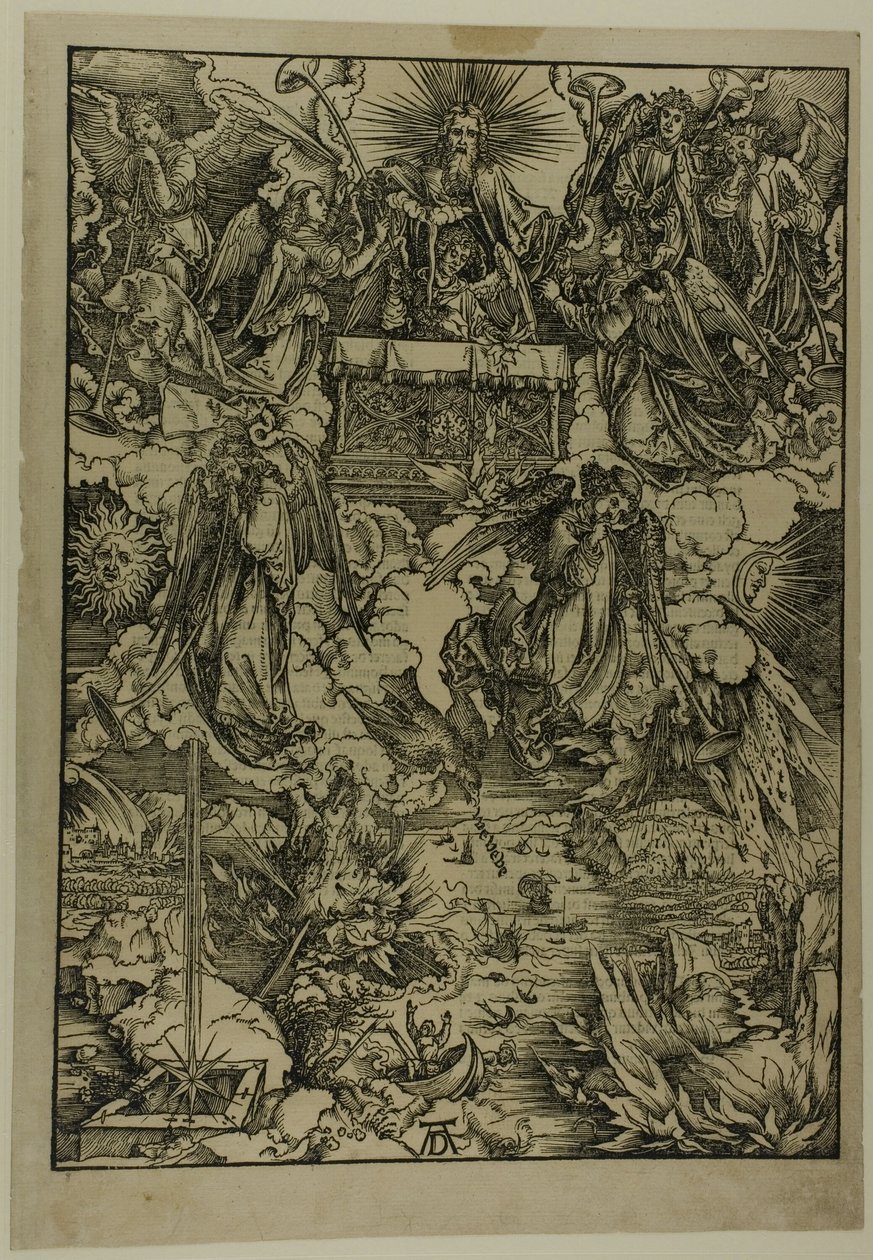 As Sete Trombetas, do Apocalipse de Albrecht Dürer