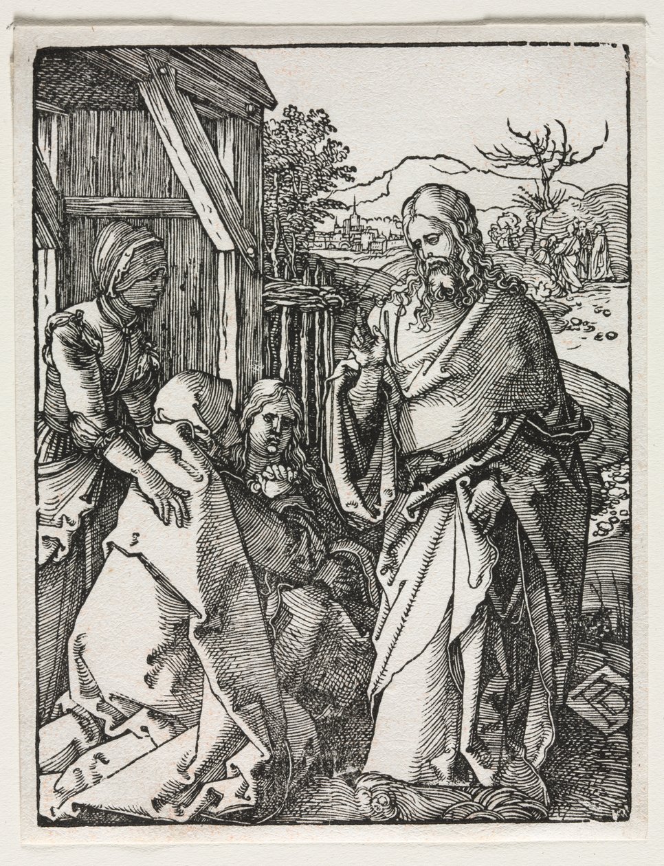 A Pequena Paixão: Cristo Despedindo-se da Virgem de Albrecht Dürer