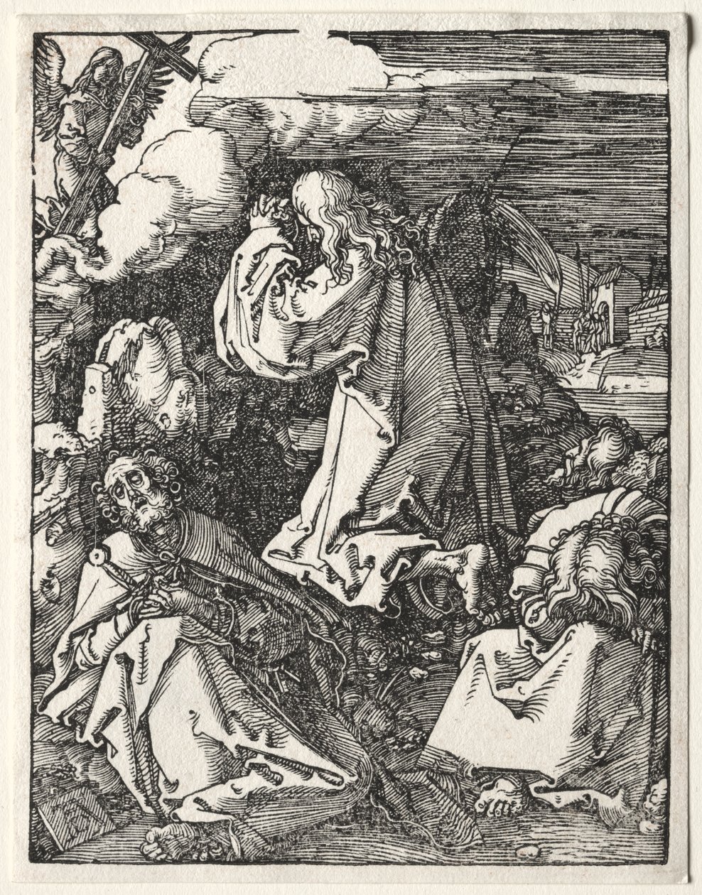 A Pequena Paixão: Cristo no Monte das Oliveiras de Albrecht Dürer
