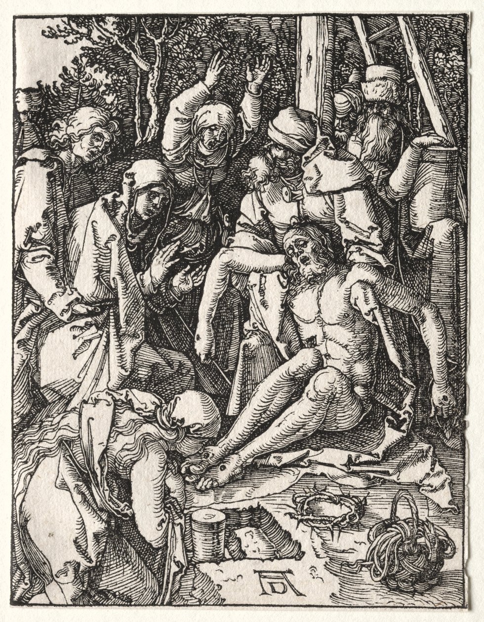 A Pequena Paixão: Lamentação de Albrecht Dürer