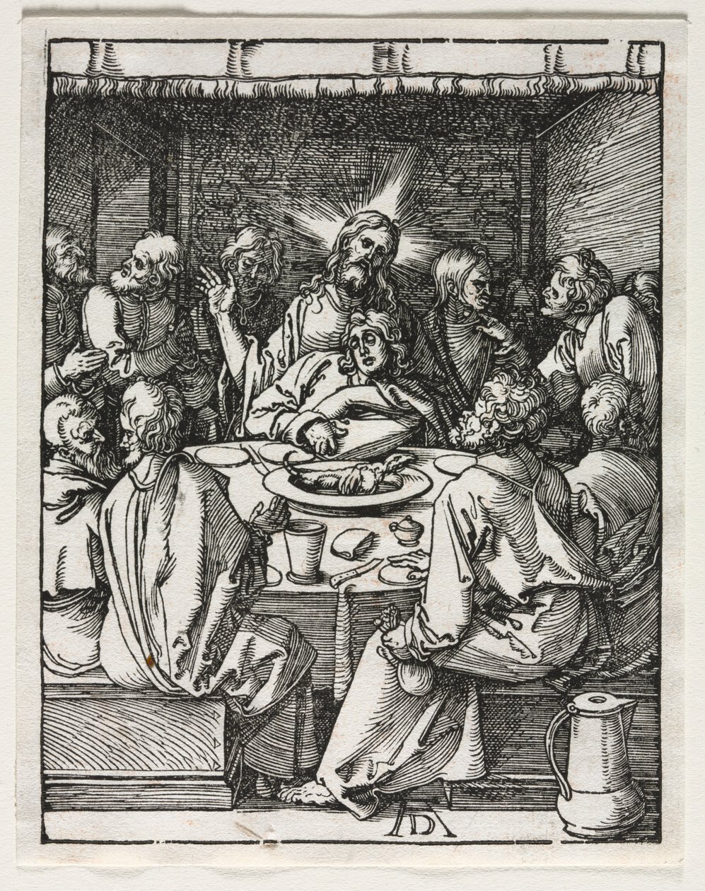 A pequena paixão: a última ceia. de Albrecht Dürer