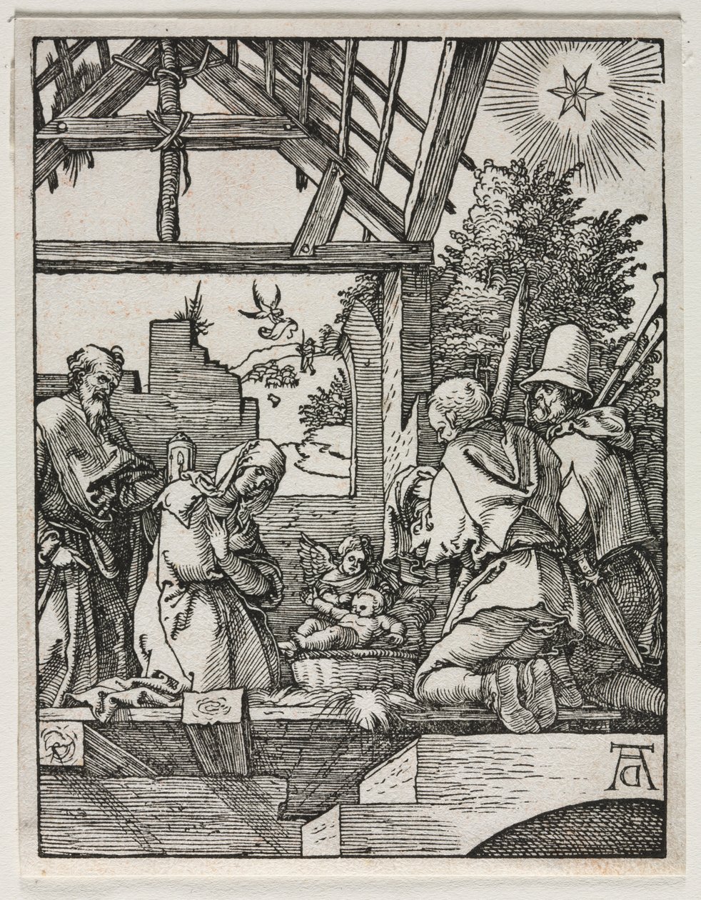 A pequena paixão: a natividade. de Albrecht Dürer