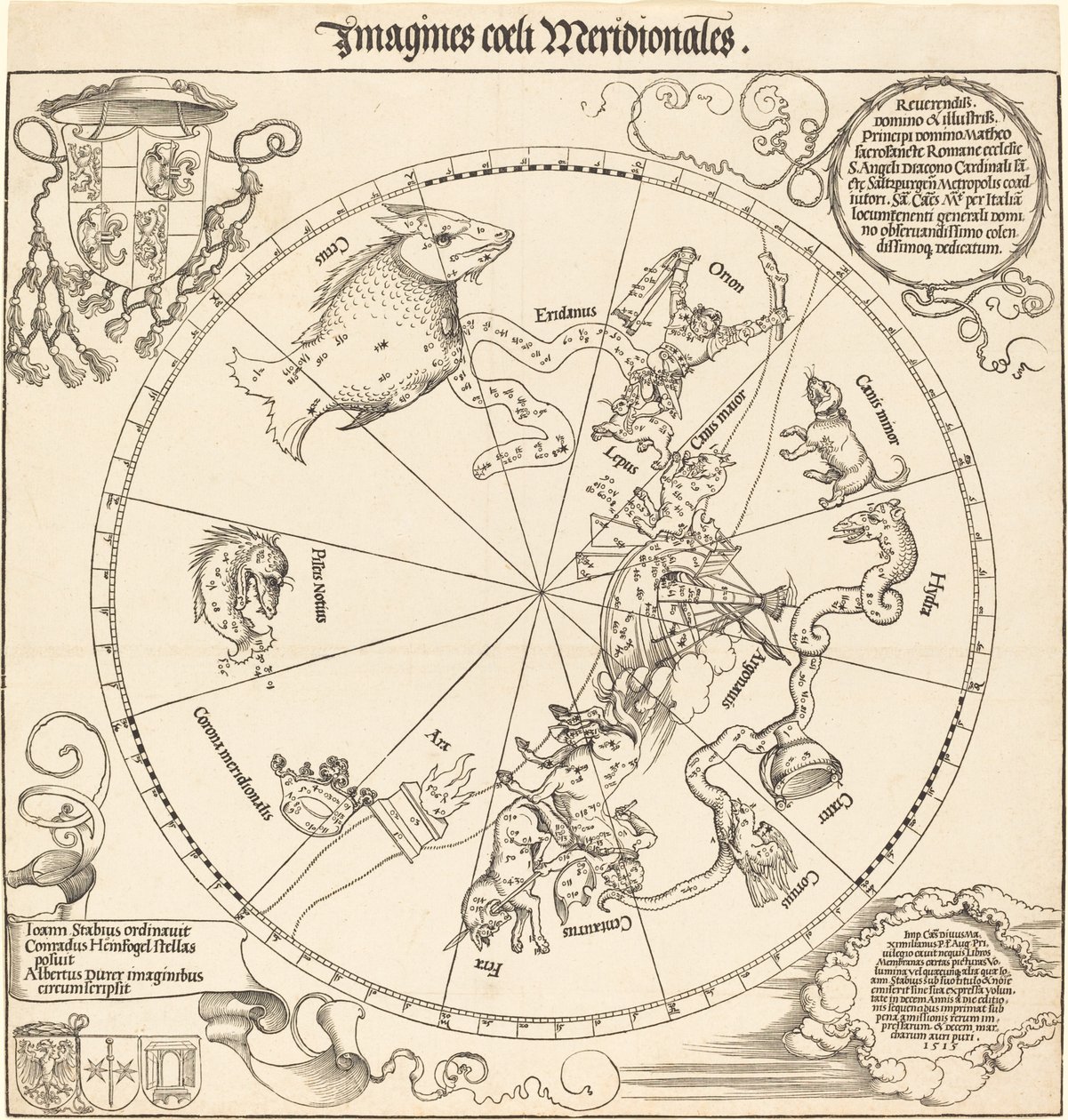 O Hemisfério Sul Celeste de Albrecht Dürer
