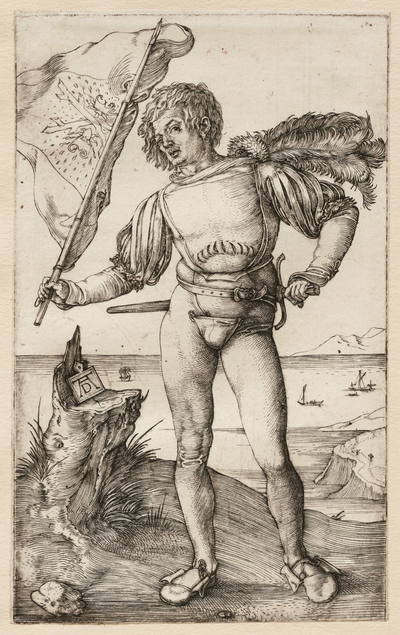 O porta-estandarte de Albrecht Dürer