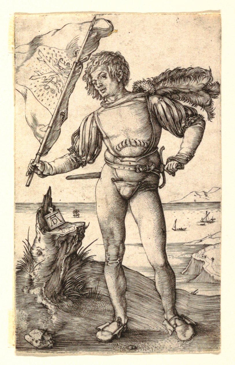O porta-estandarte de Albrecht Dürer