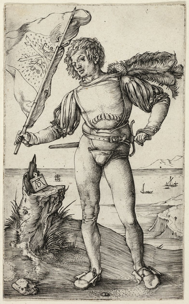 O porta-estandarte de Albrecht Dürer