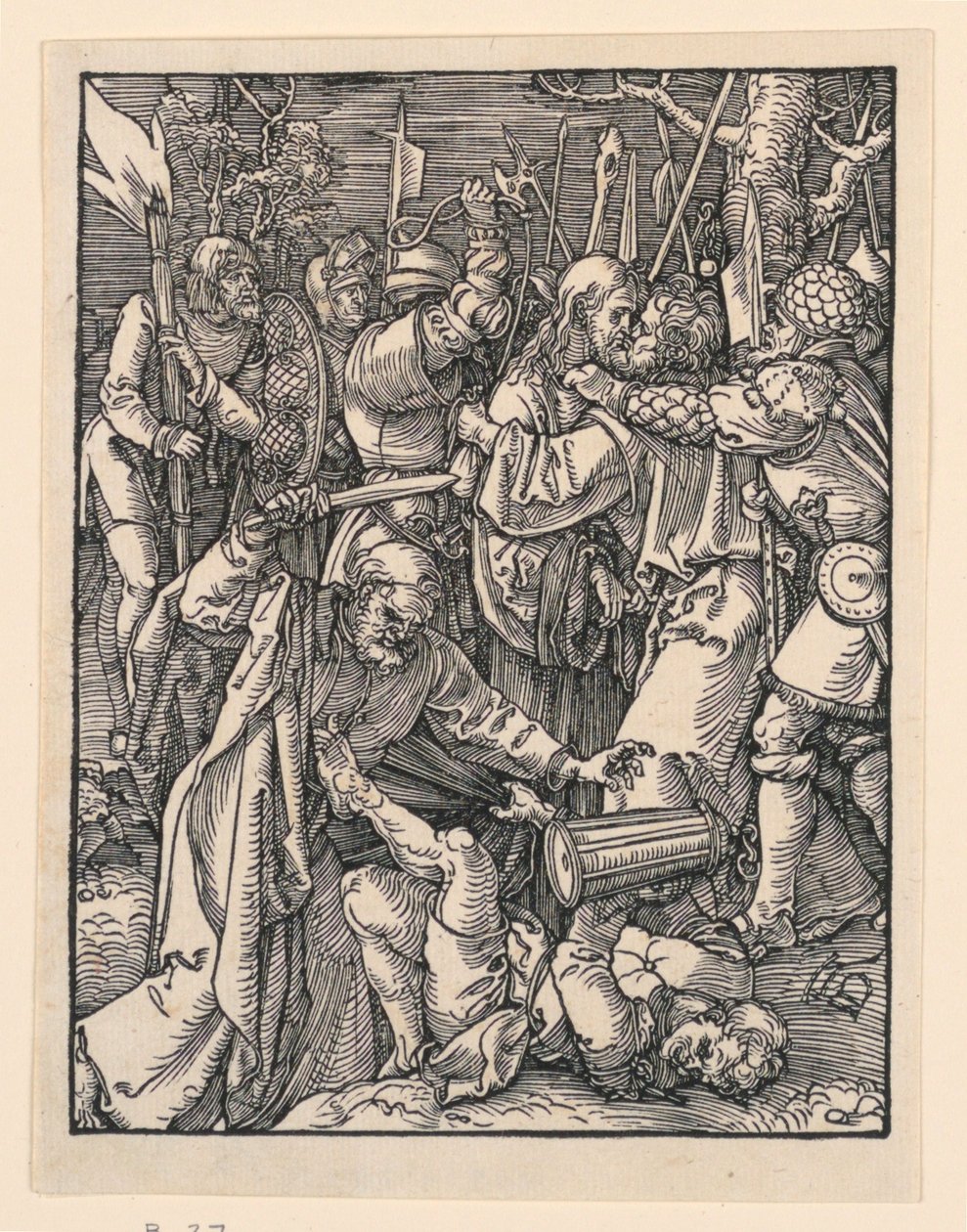 A tomada de Cristo, da série A Pequena Paixão de Albrecht Dürer