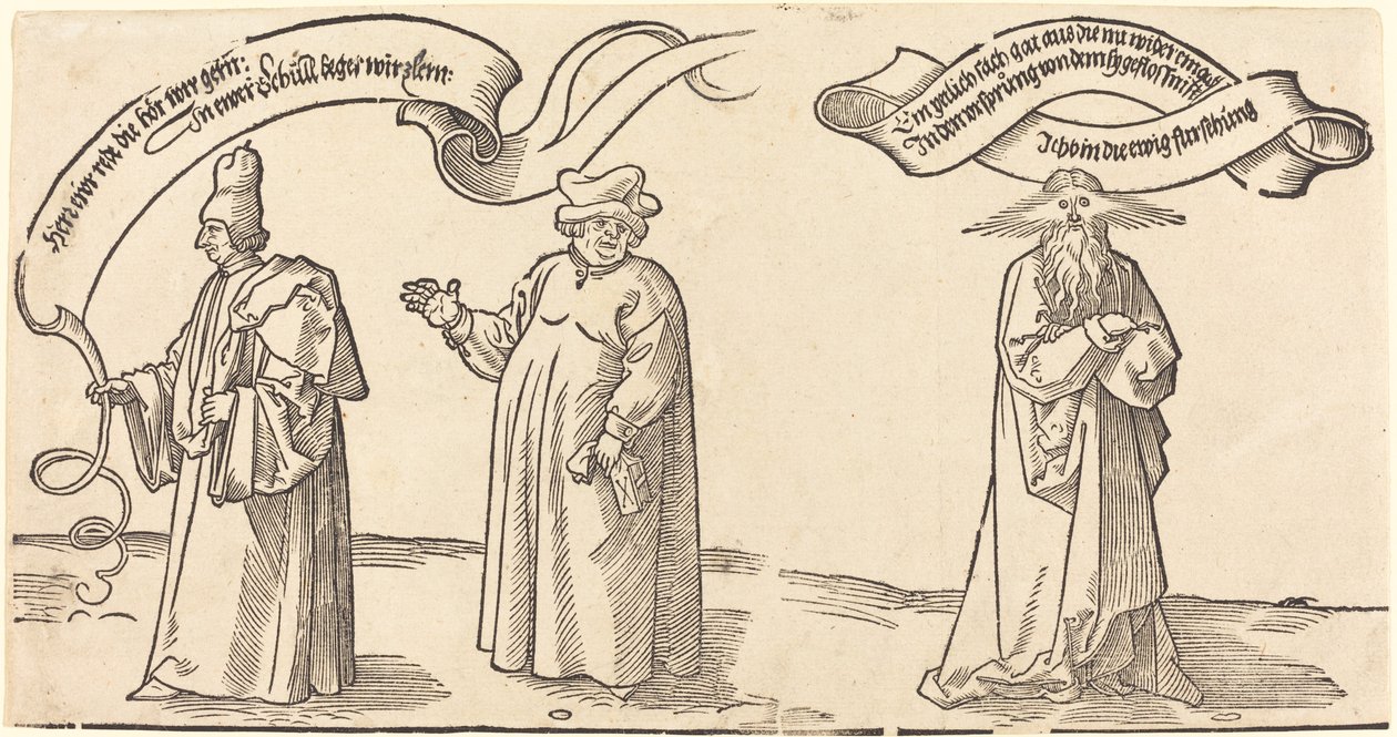 O Professor, o Clérigo e a Providência de Albrecht Dürer