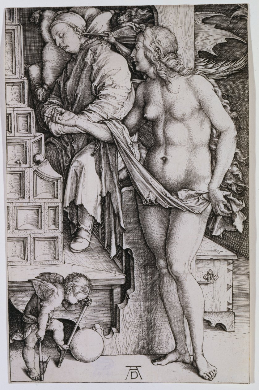 A tentação do Idler de Albrecht Dürer