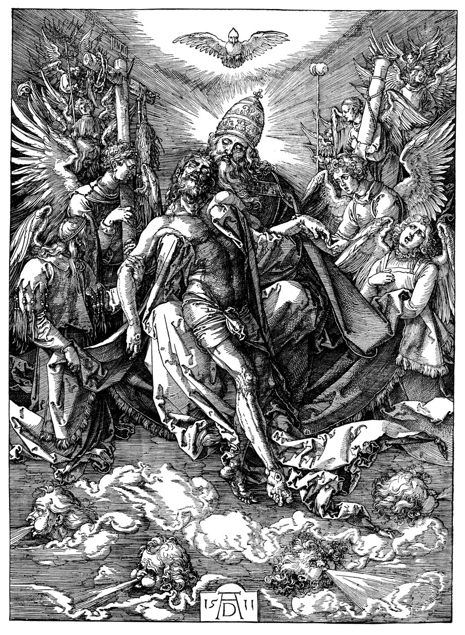A Trindade O Trono da Graça, 1511 de Albrecht Dürer