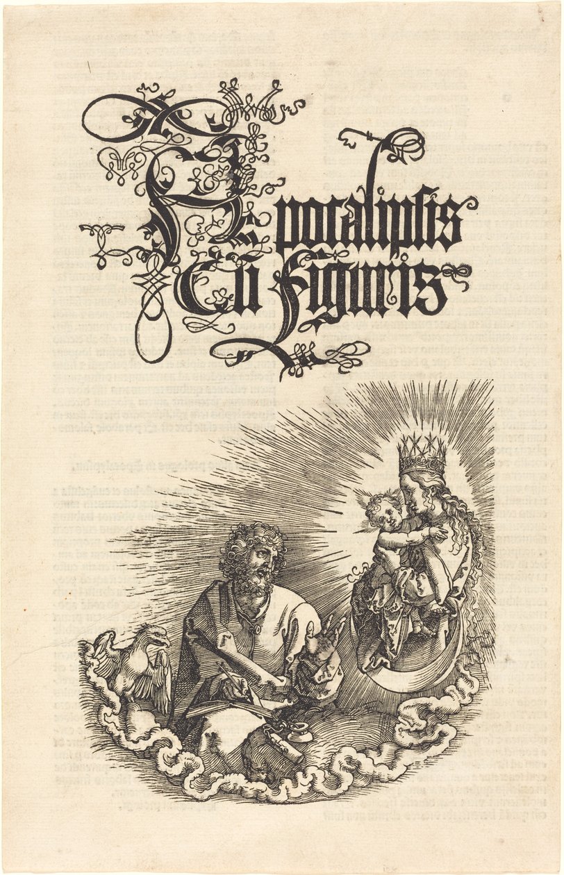 A Virgem Aparecendo a São João de Albrecht Dürer