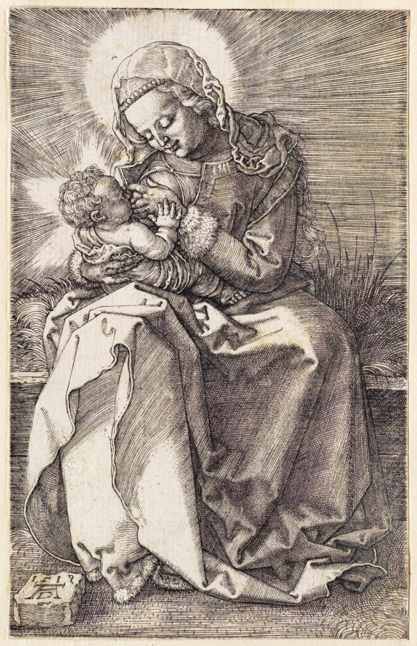 A Virgem amamentando o Menino de Albrecht Dürer