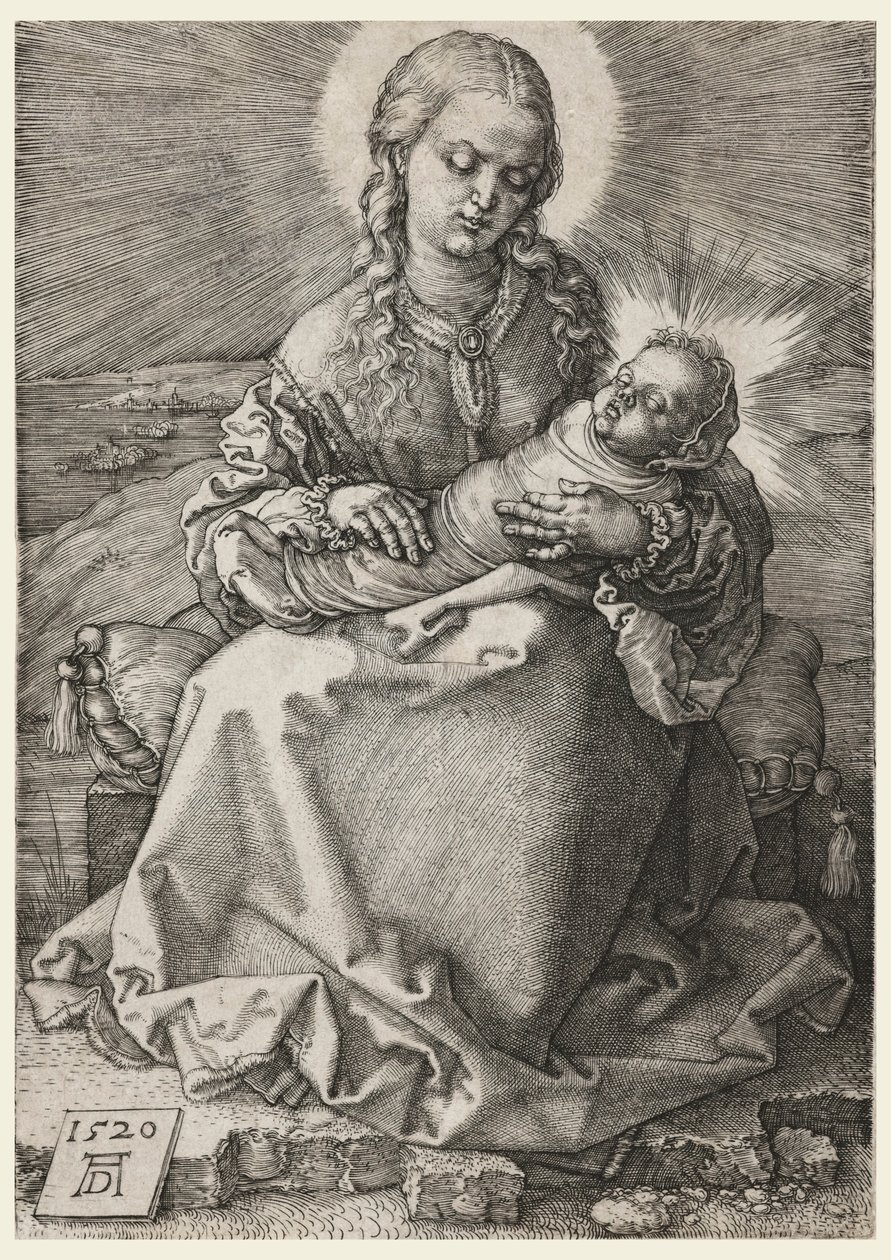 A Virgem e o Menino em Panos de Albrecht Dürer