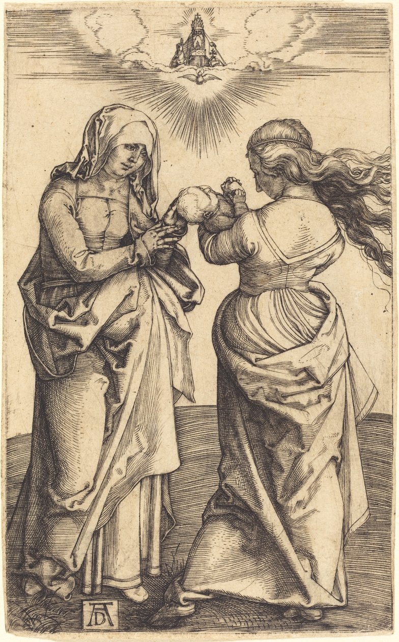 A Virgem e o Menino com Santa Ana de Albrecht Dürer