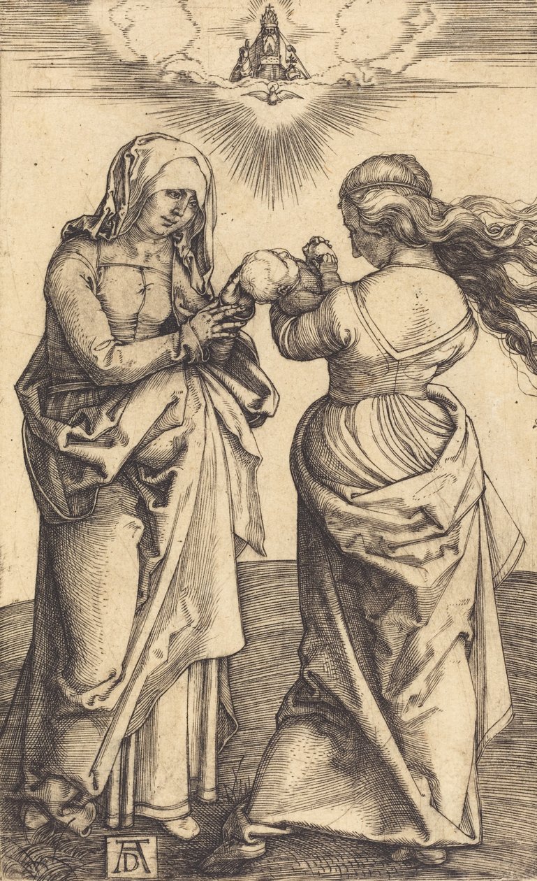 A Virgem e o Menino com Santa Ana, c. 1500. de Albrecht Dürer