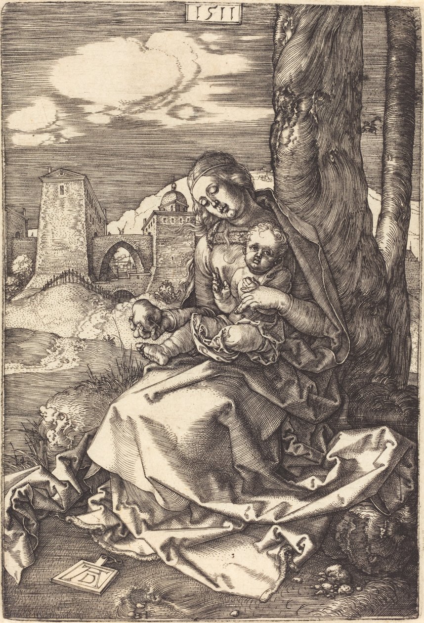 A Virgem e o Menino com a Pera de Albrecht Dürer