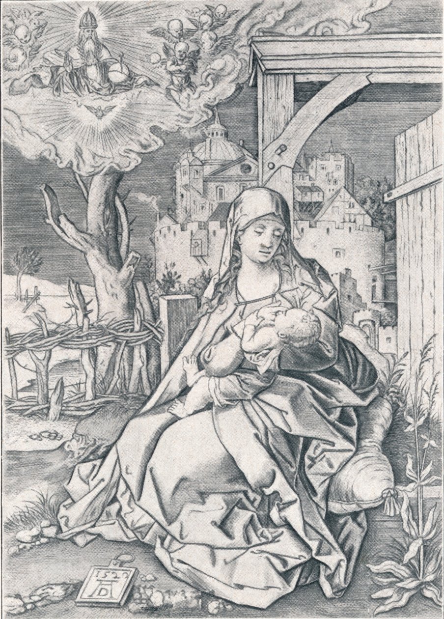 A Virgem do Portão, 1522 1906. de Albrecht Dürer