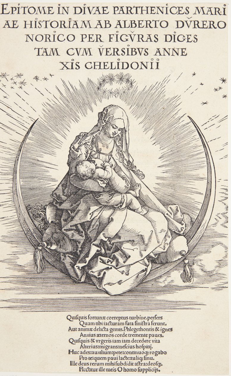 A Virgem no crescente de Albrecht Dürer