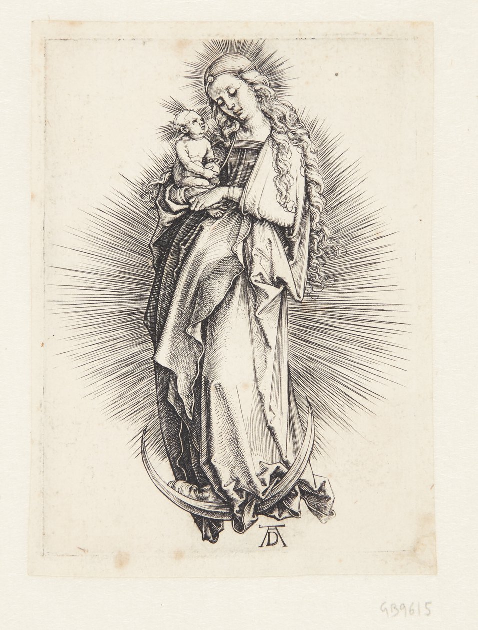 A Virgem no crescente de Albrecht Dürer