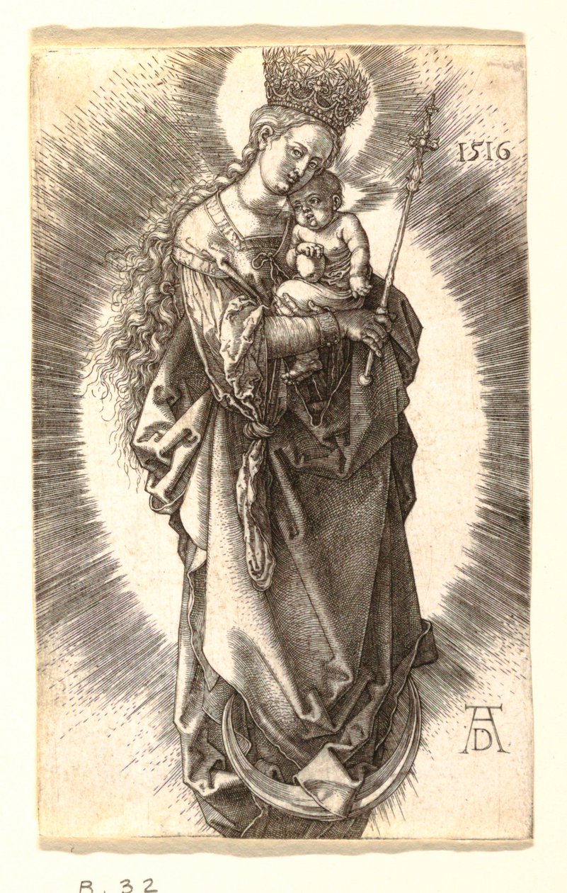 A Virgem com a Coroa de Estrelas de Albrecht Dürer