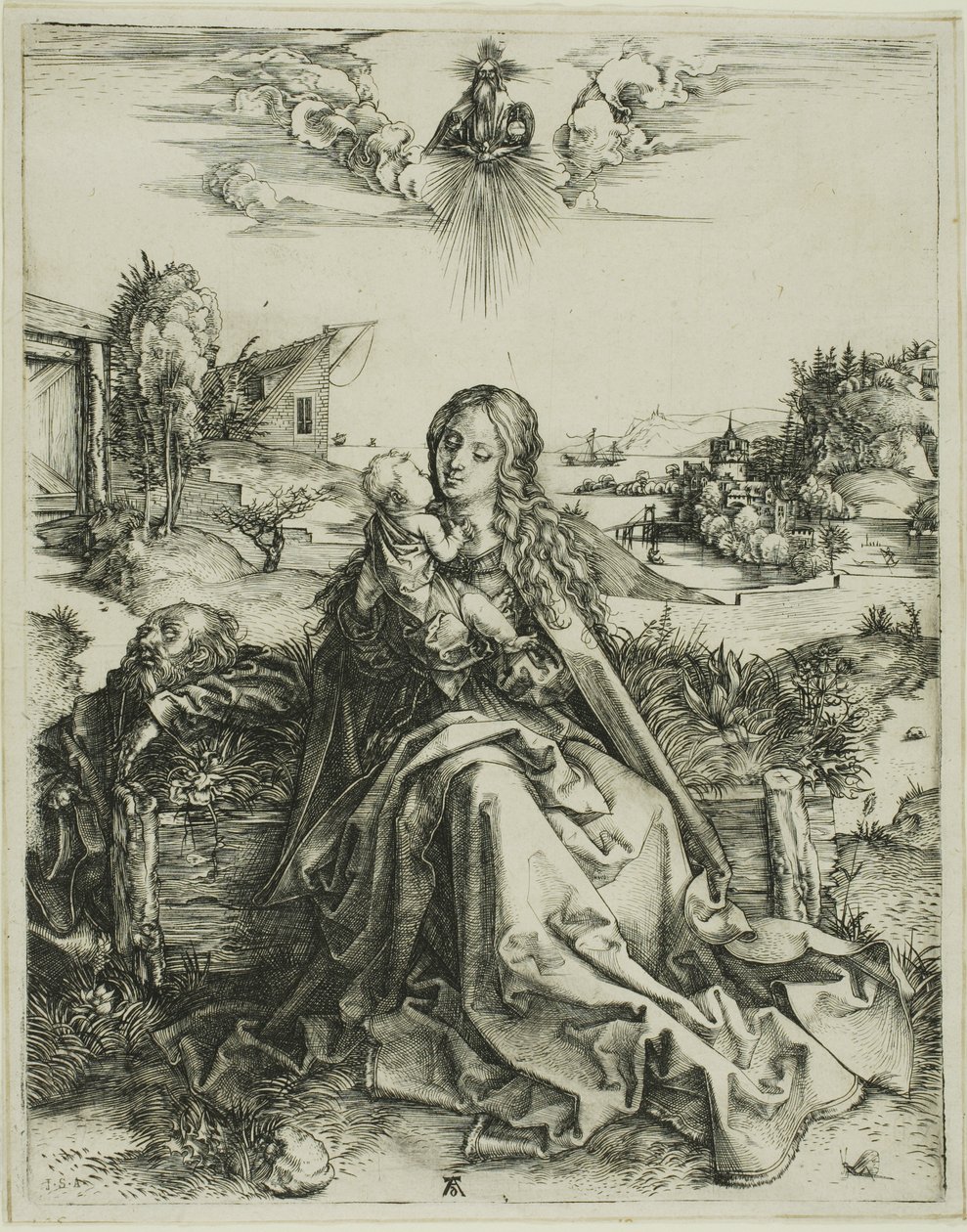 A Virgem com a Libélula de Albrecht Dürer