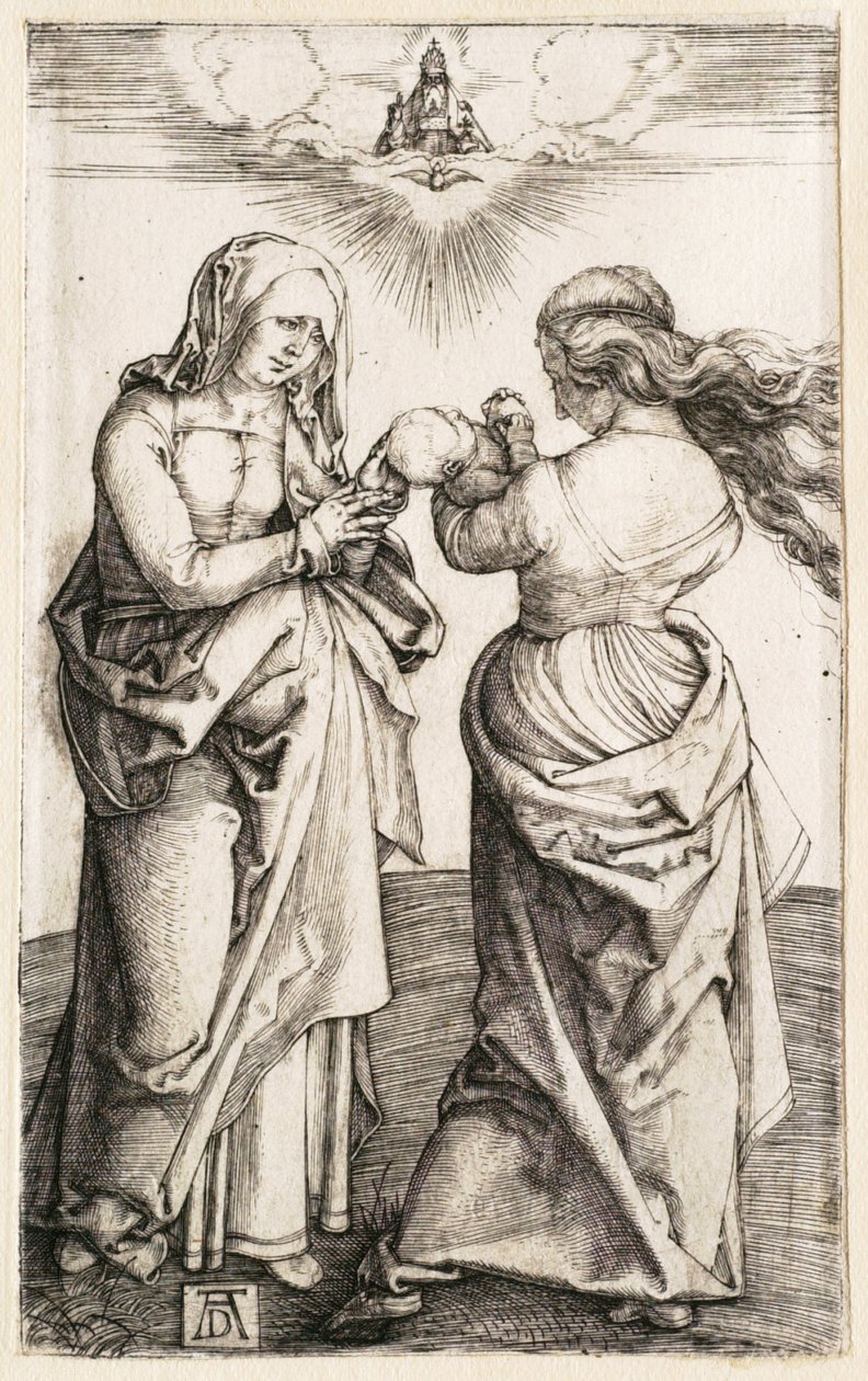 A Virgem com o Menino Jesus e Santa Ana de Albrecht Dürer