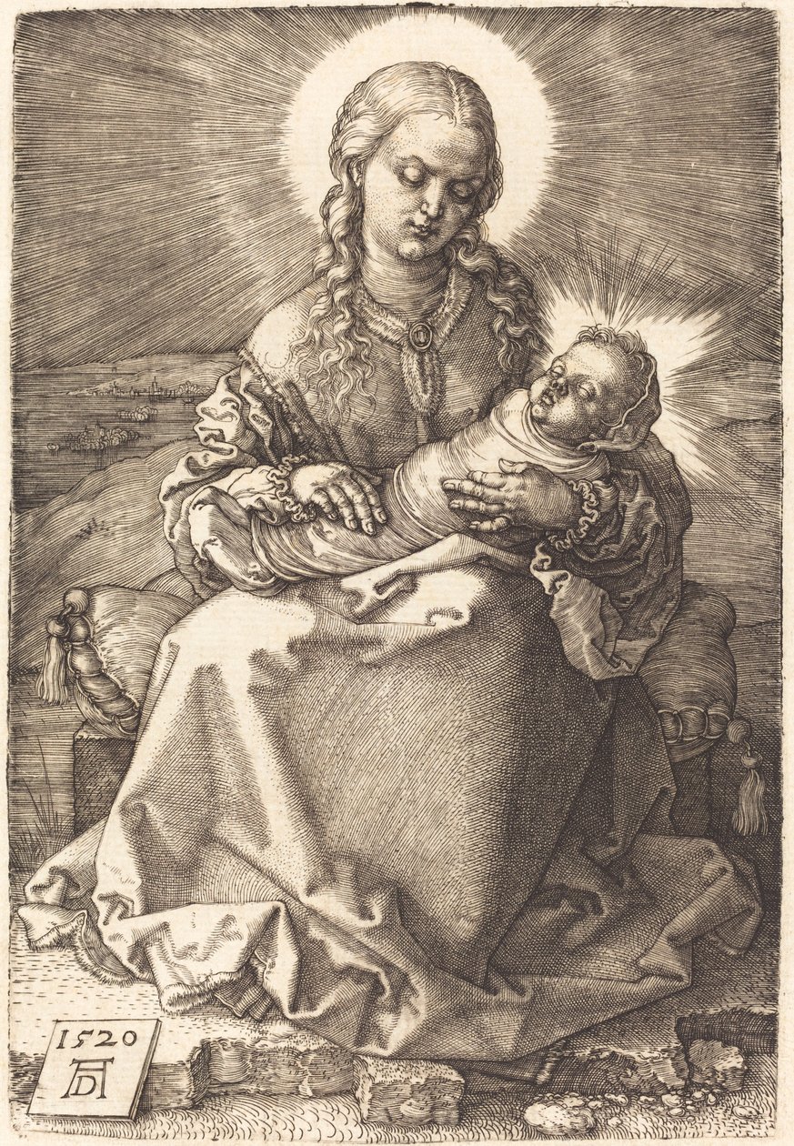 A Virgem com o Menino Enfaixado de Albrecht Dürer