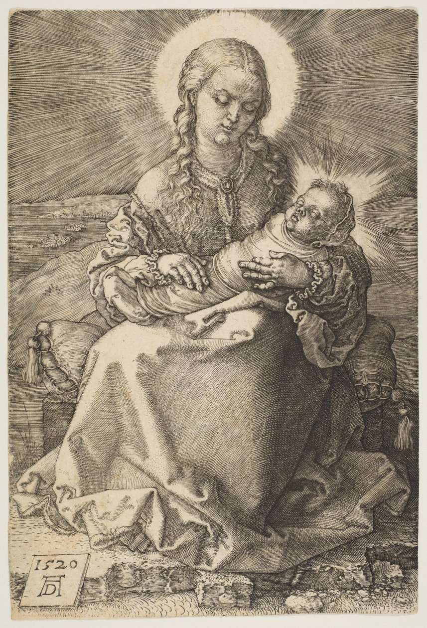 A Virgem com o Menino enfaixado de Albrecht Dürer