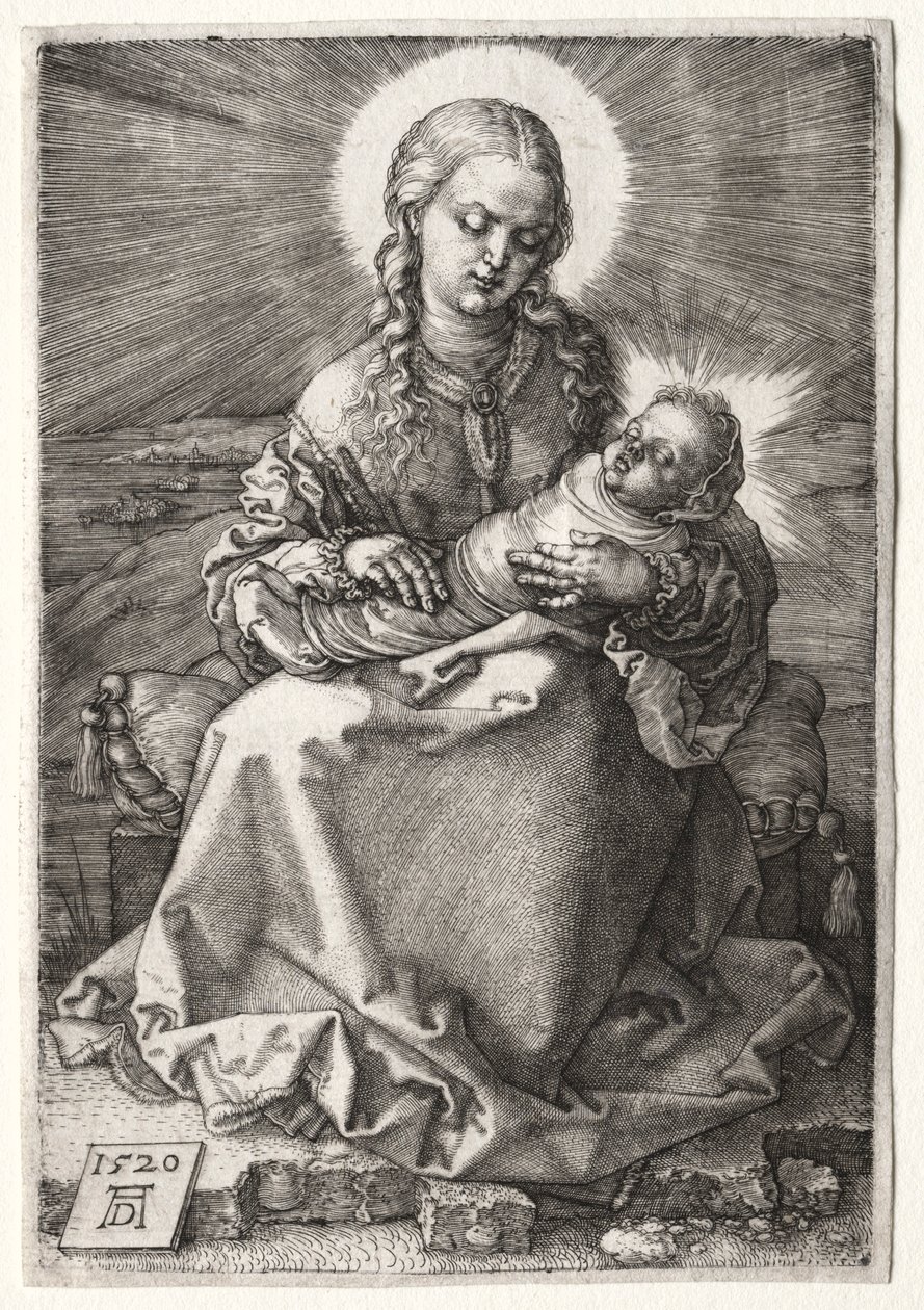 A Virgem com o Menino Panado, 1520. de Albrecht Dürer