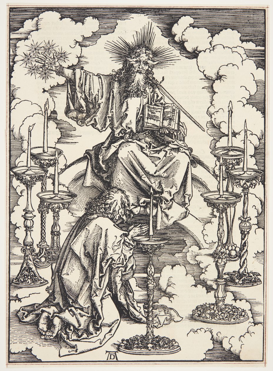 A visão dos sete castiçais de Albrecht Dürer