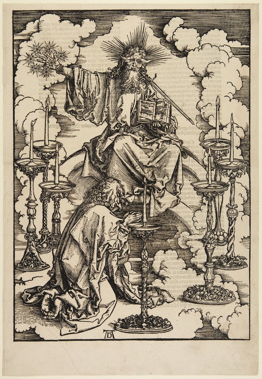 A visão dos sete castiçais de Albrecht Dürer