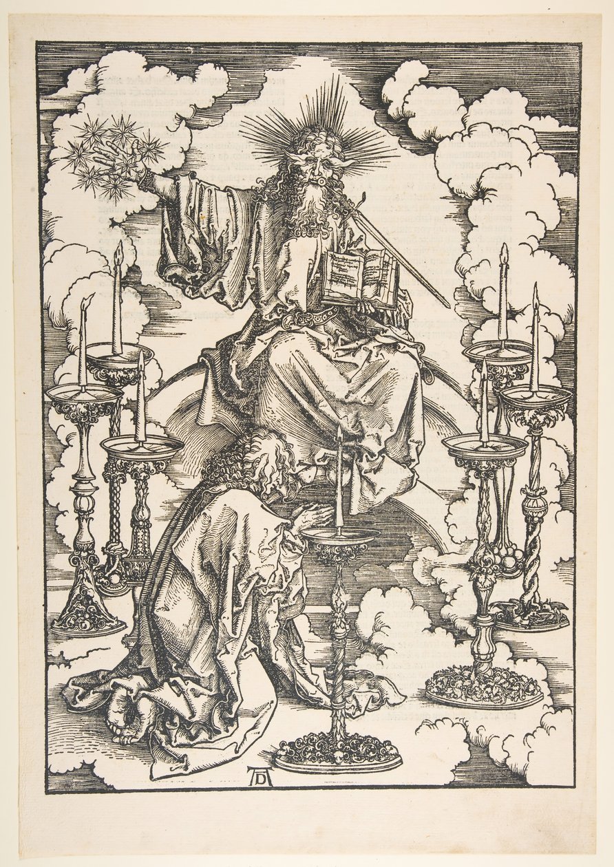 A Visão dos Sete Castiçais, de The Apocalypse.nd de Albrecht Dürer