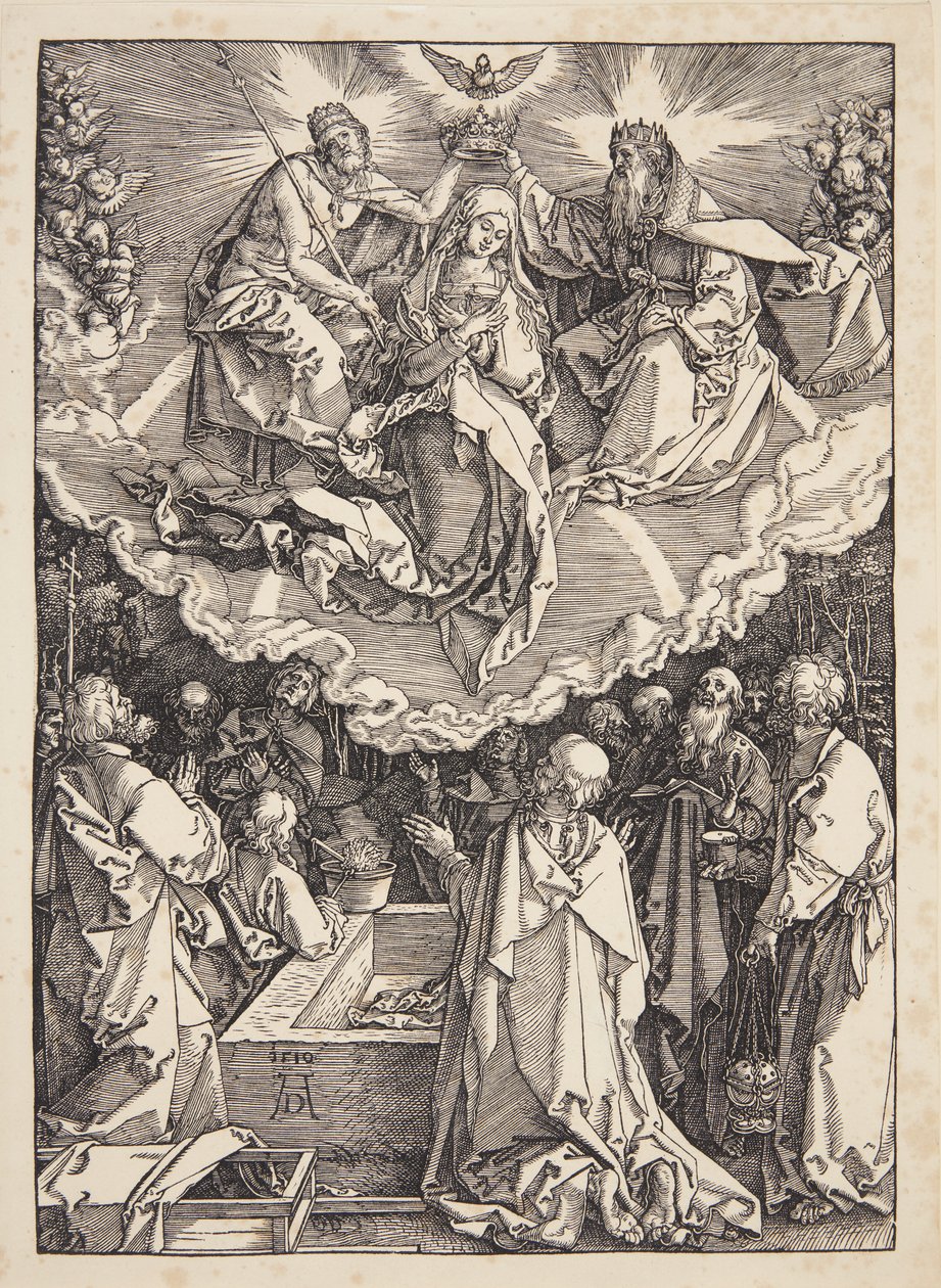 A assunção e coroação da Virgem de Albrecht Dürer