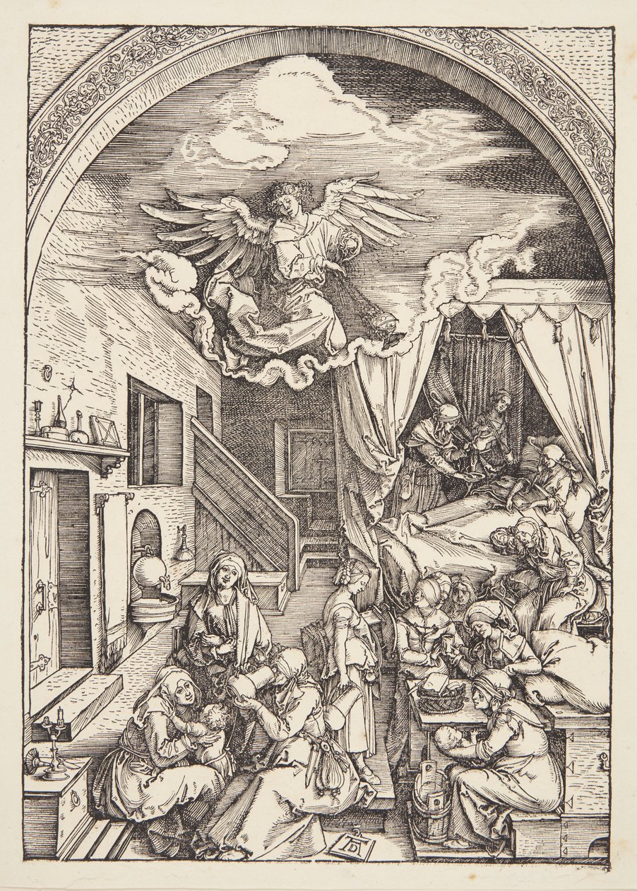 O nascimento da Virgem de Albrecht Dürer