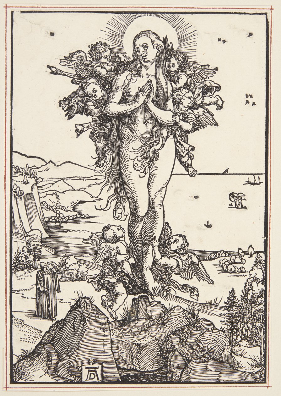A elevação de Santa Maria Madalena de Albrecht Dürer