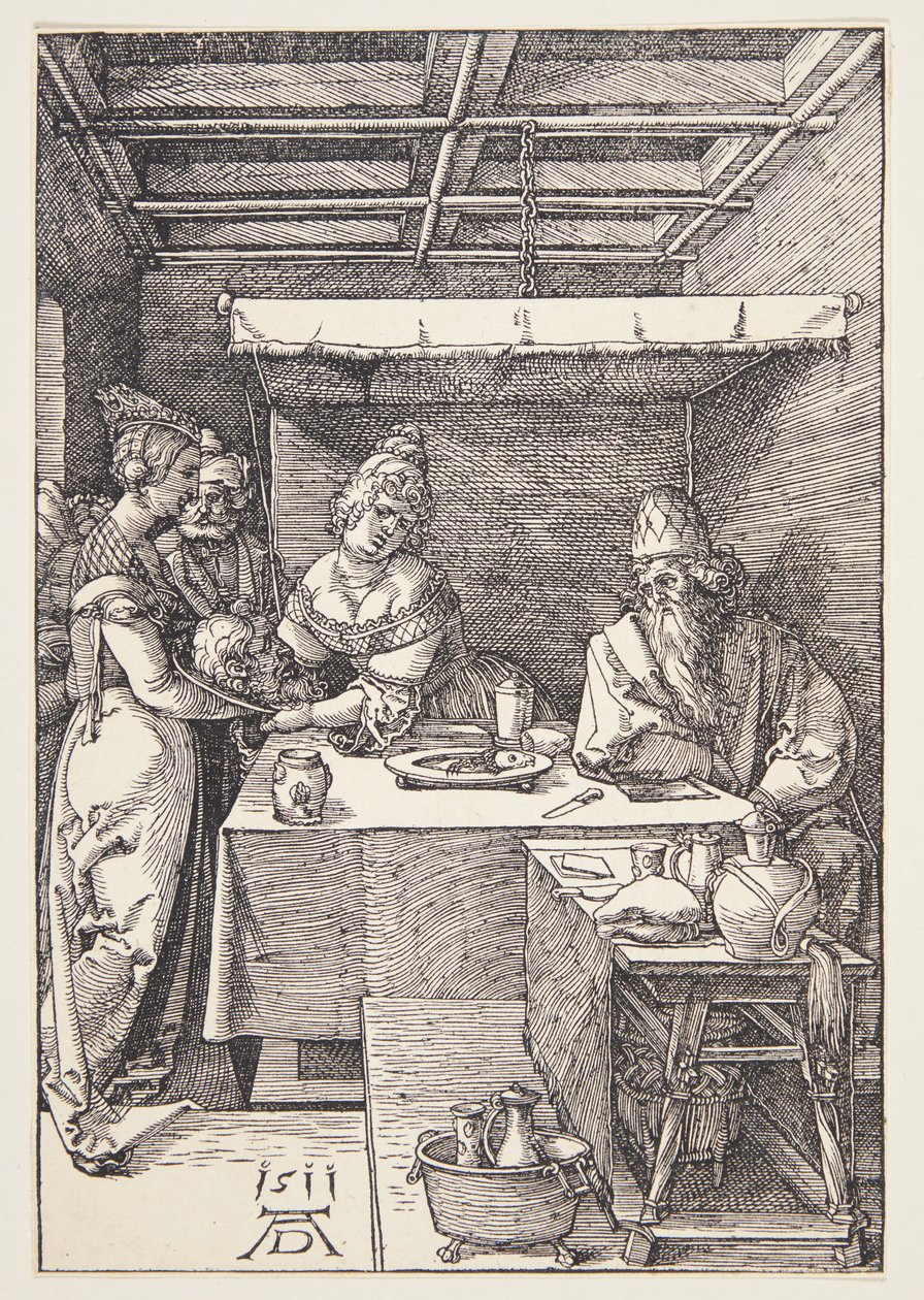 A cabeça de São João Batista trouxe para Herodias de Albrecht Dürer