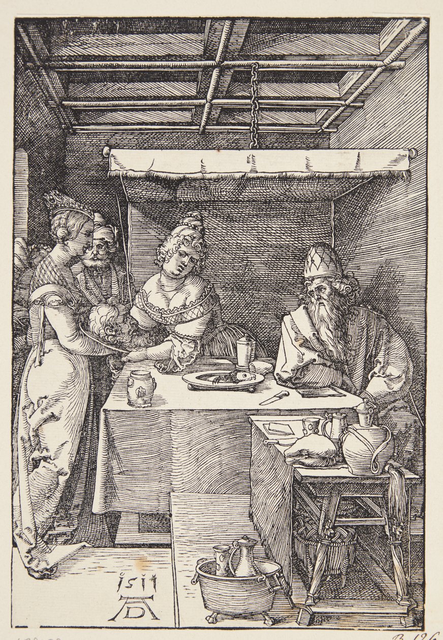 A cabeça de São João Batista trouxe para Herodias de Albrecht Dürer