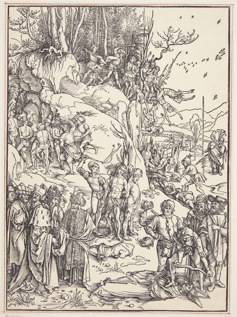 O martírio dos dez mil de Albrecht Dürer