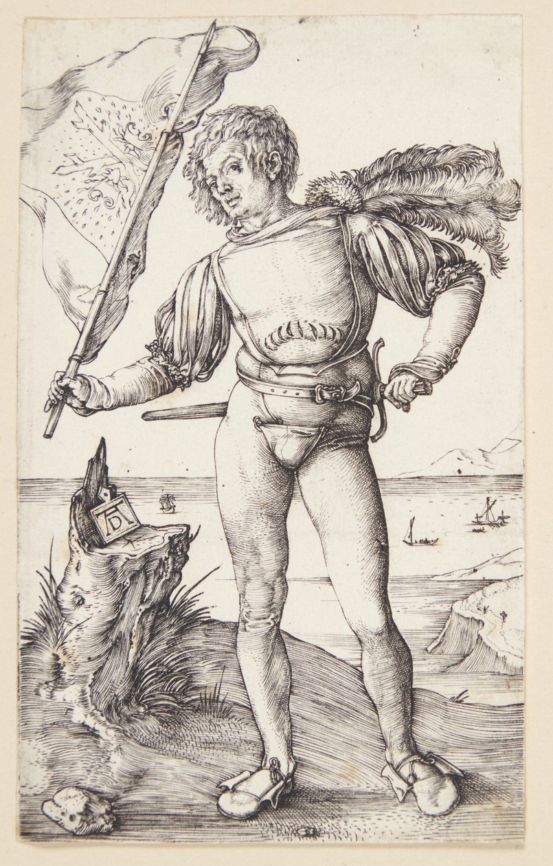 O porta-estandarte de Albrecht Dürer