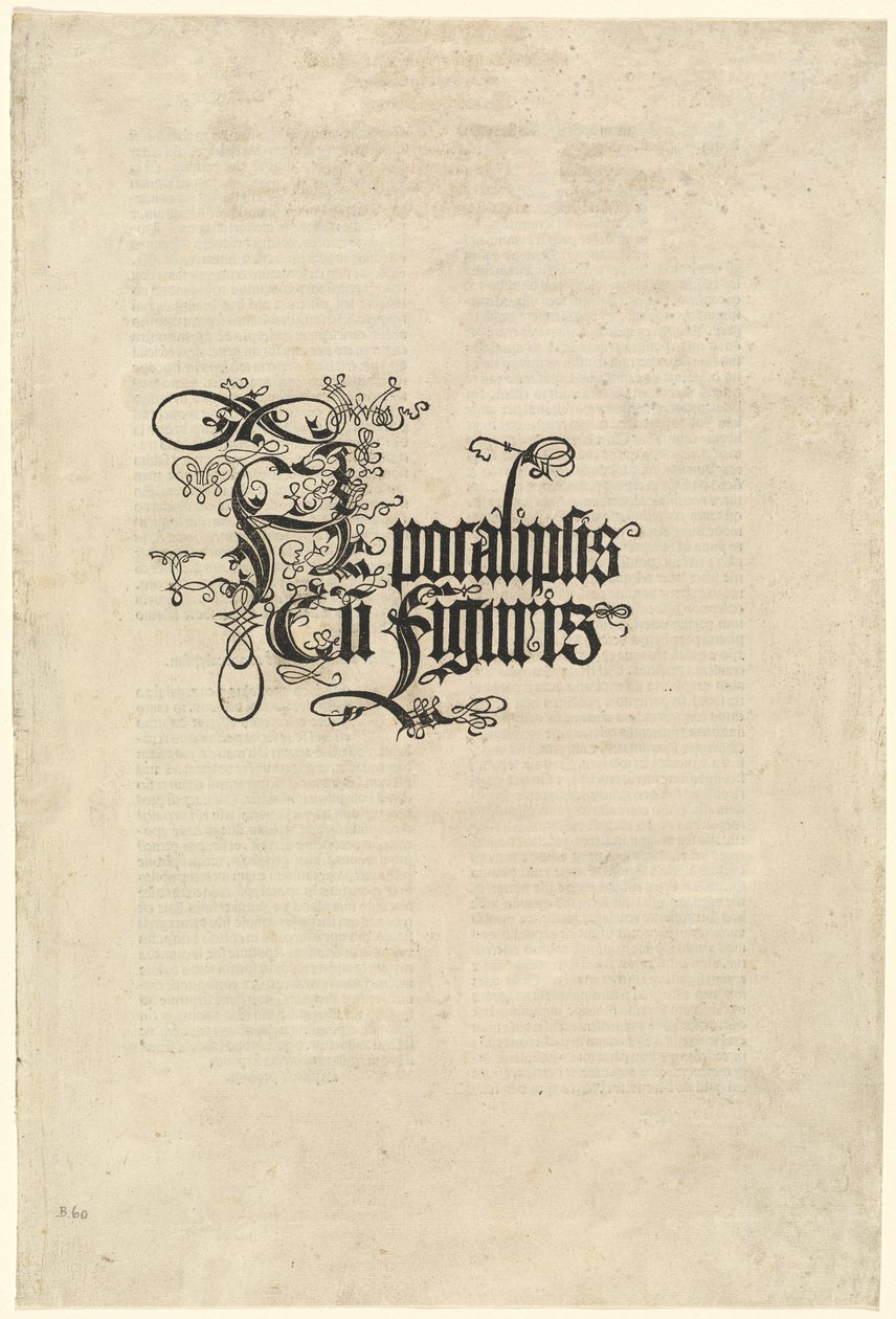 Folha de rosto de Albrecht Dürer