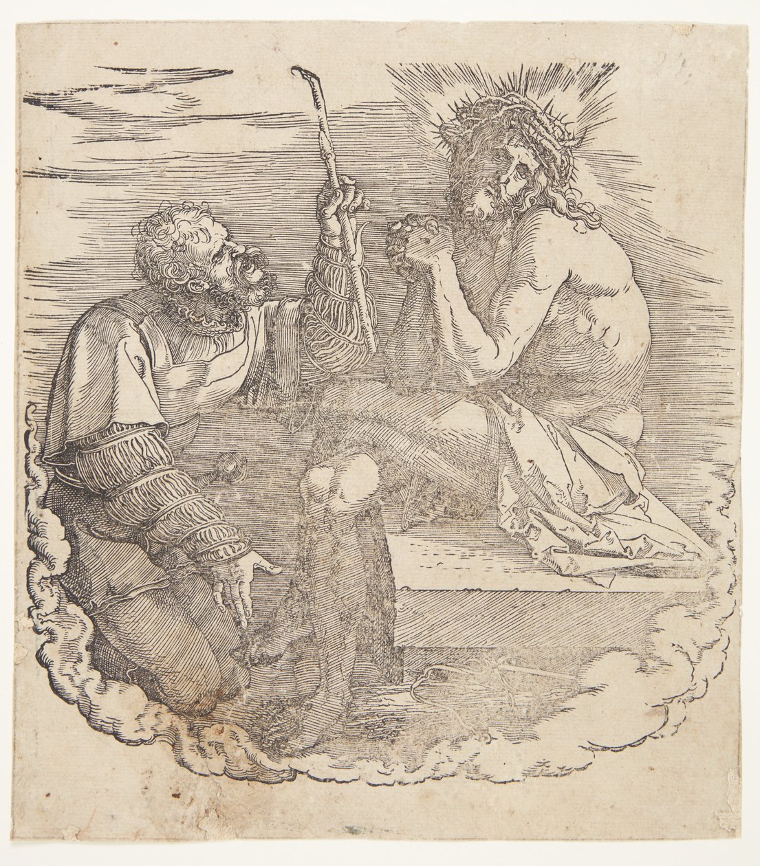 Página de título: A zombaria de Cristo de Albrecht Dürer