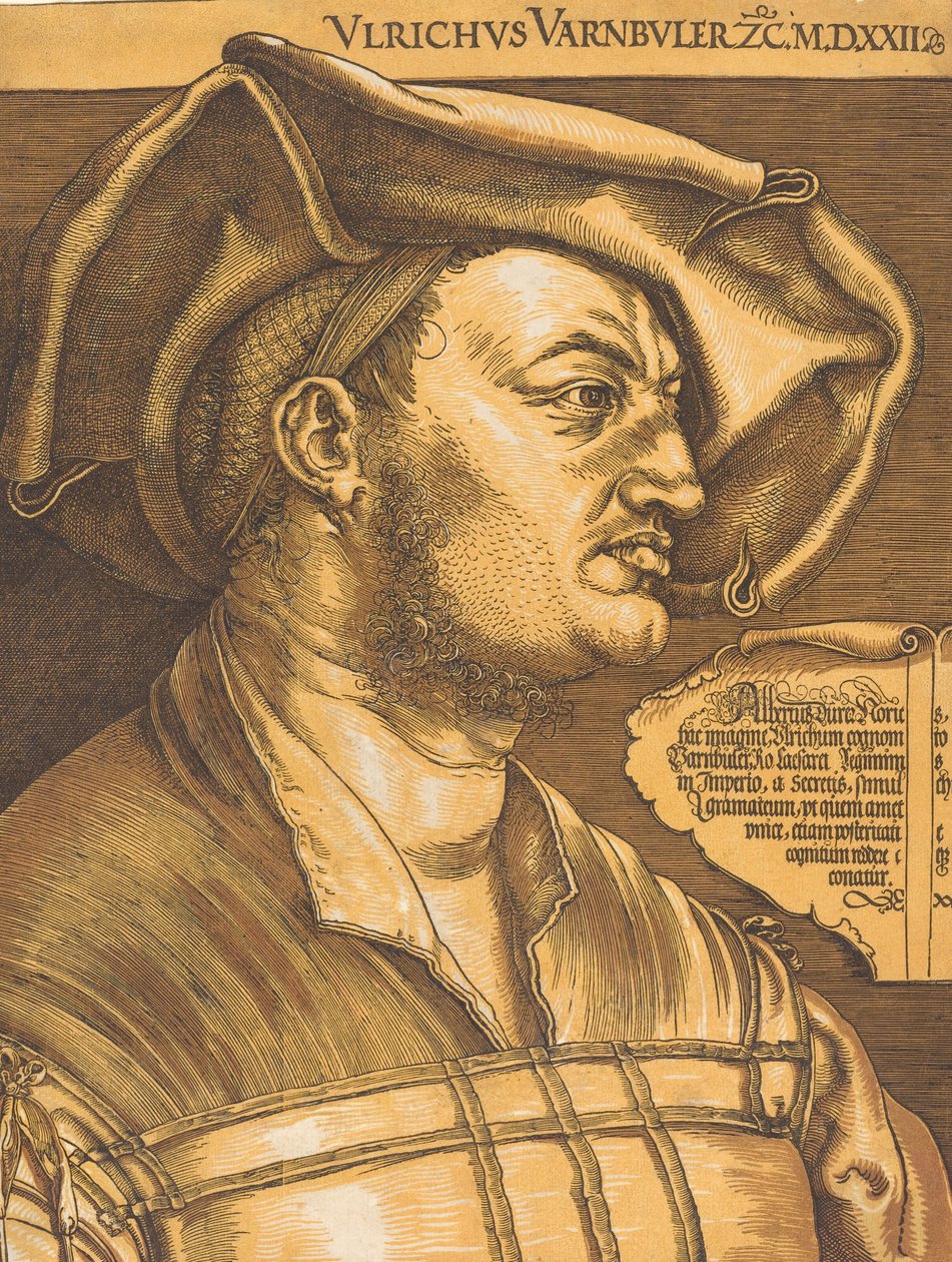 Ulrich Varnbüler, 1522 publicado c. 1620. de Albrecht Dürer