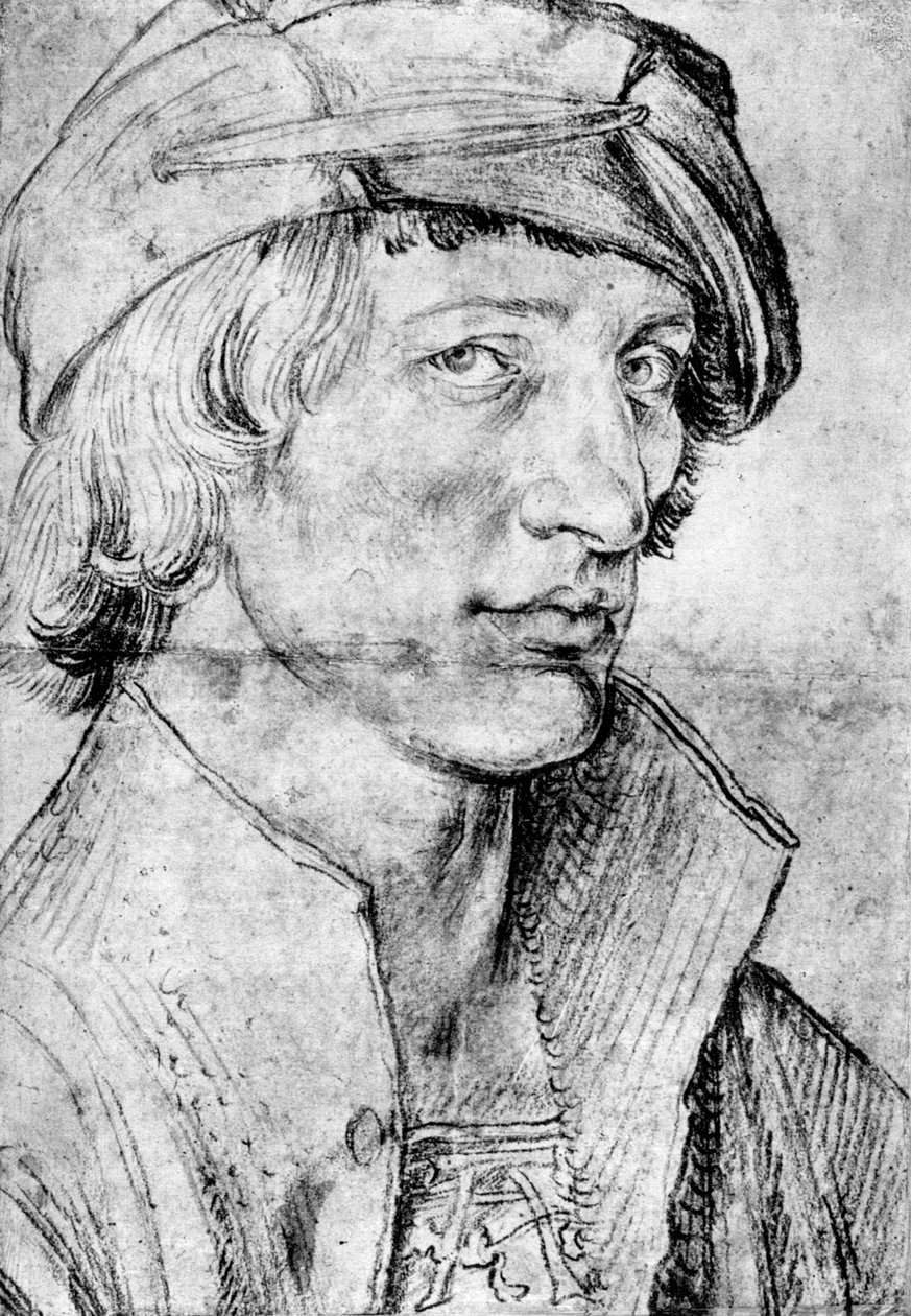Retrato desconhecido, 1514, 1936 de Albrecht Dürer