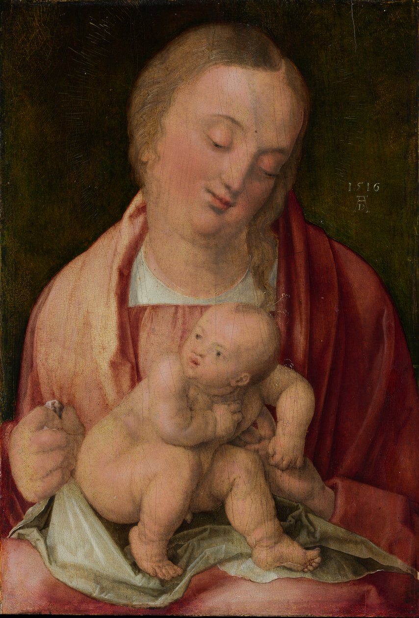 Virgem e Menino, 1516. de Albrecht Dürer