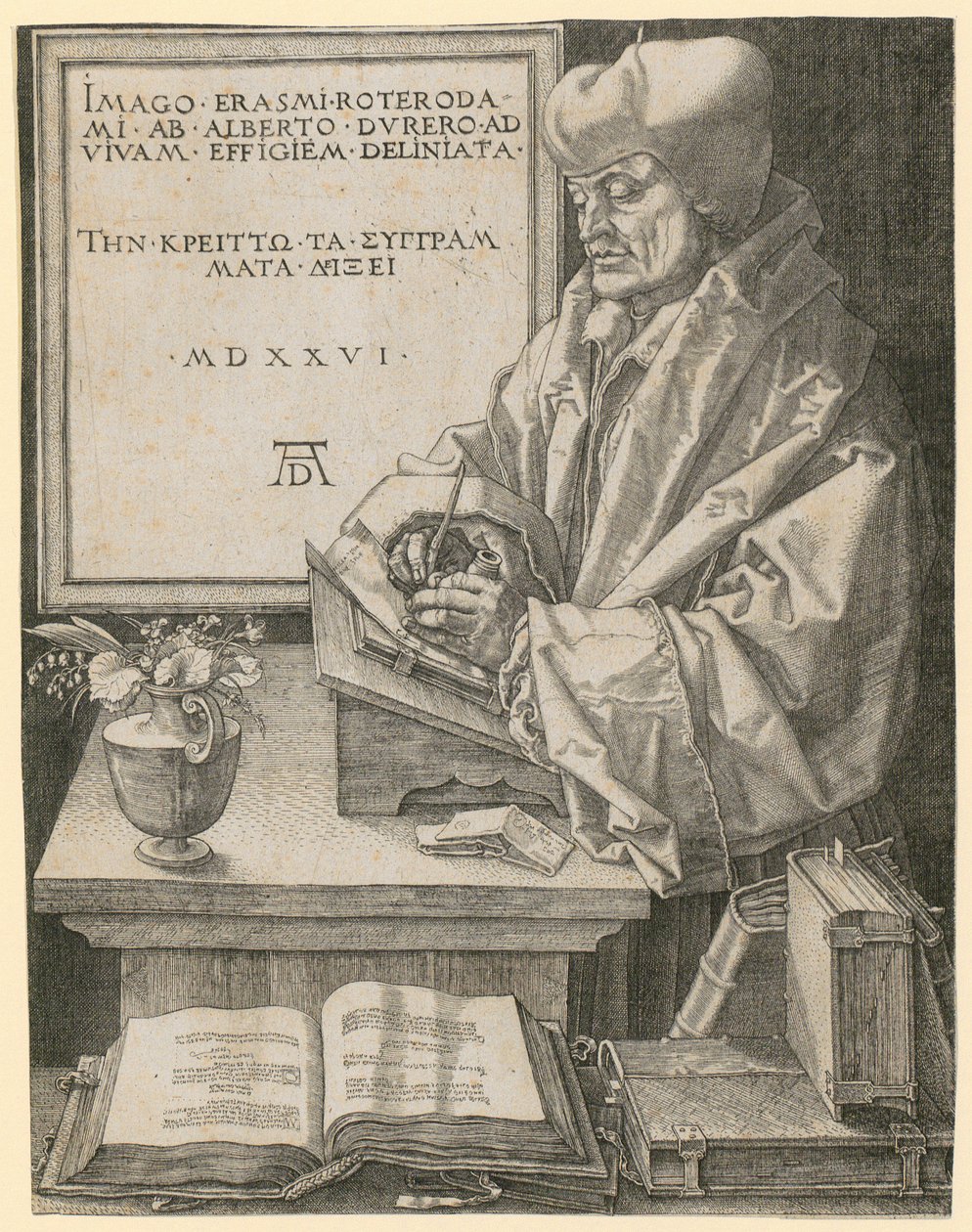 Brasão com a caveira de Albrecht Dürer
