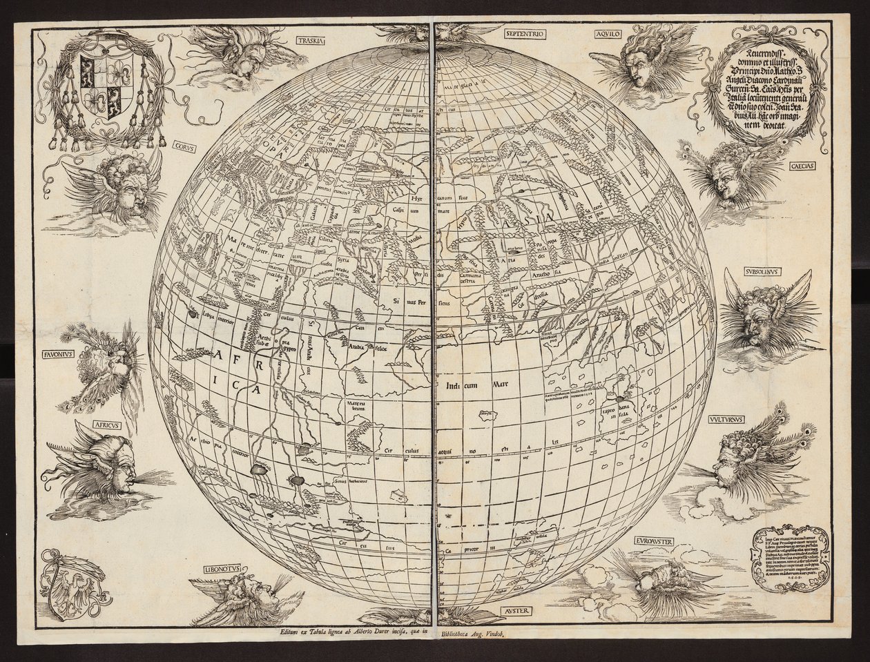 Mapa-múndi de Johannes Stabius de Albrecht Dürer